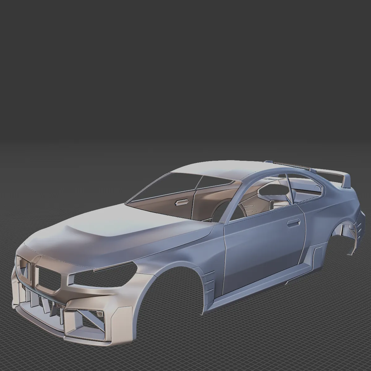 M2 M Body STL for 3D Print 3D Print Model .c4d .max .obj .3ds .fbx .stl .blend 