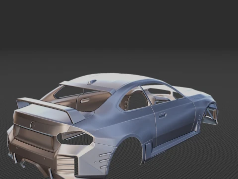 M2 M Body STL for 3D Print 3D Print Model