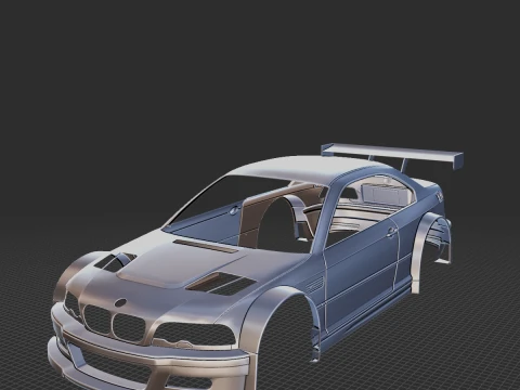 M3 GTR Body STL for 3D Print 3D Print Model