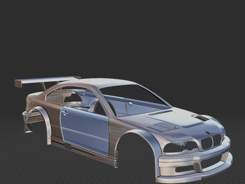 M3 GTR Body STL for 3D Print 3D Print Model