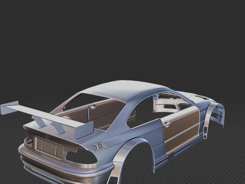 M3 GTR Body STL for 3D Print 3D Print Model