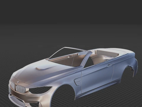 2015 M4 F33 Convertible Body STL for 3D Print 3D Print Model