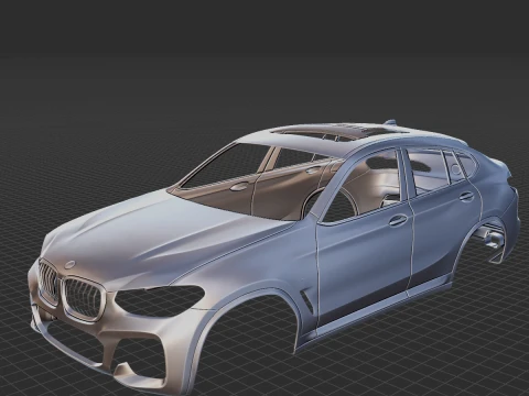 2019 X4 M40d Body STL for 3D Print 3D Print Model