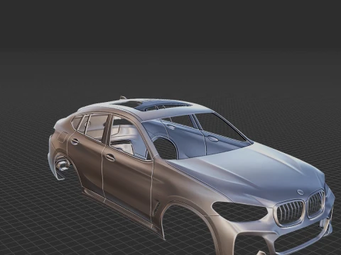 2019 X4 M40d Body STL for 3D Print 3D Print Model