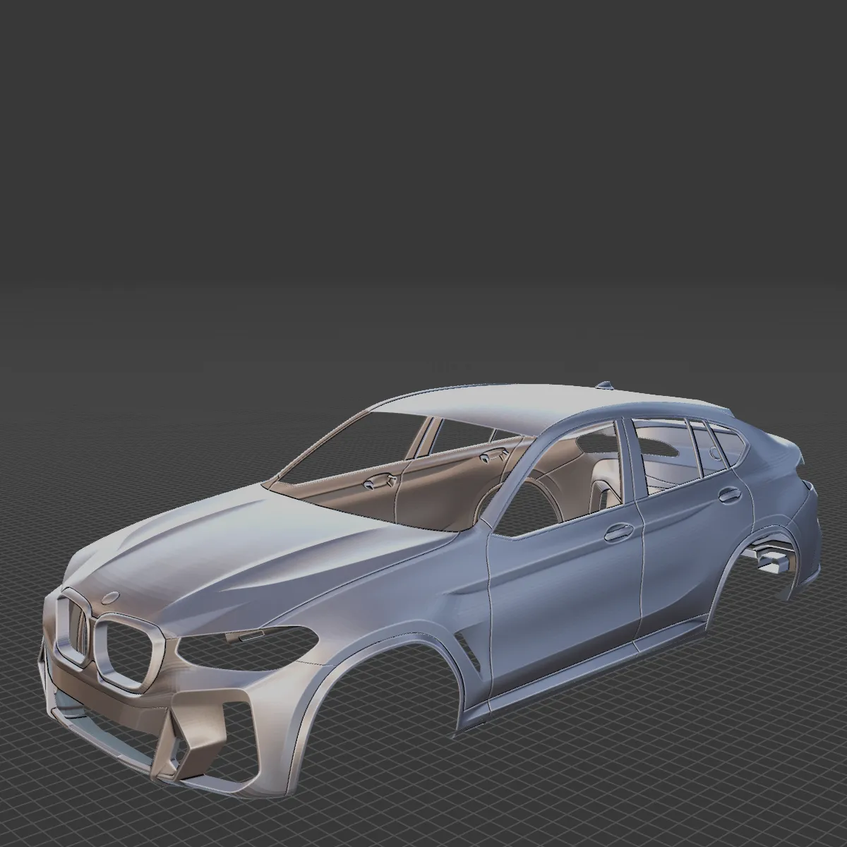 2022 X4 M40i Body STL for 3D Print 3D Print Model .c4d .max .obj .3ds .fbx .stl .blend 
