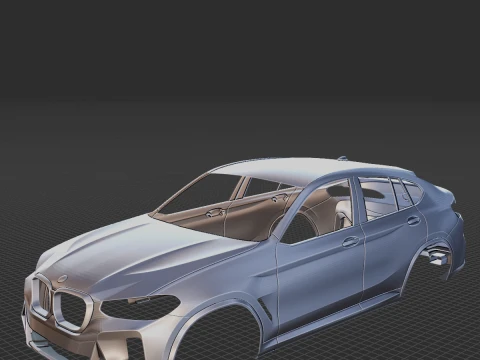 2022 X4 M40i Body STL for 3D Print 3D Print Model