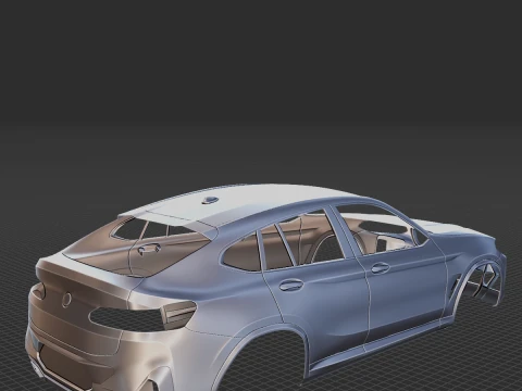 2022 X4 M40i Body STL for 3D Print 3D Print Model