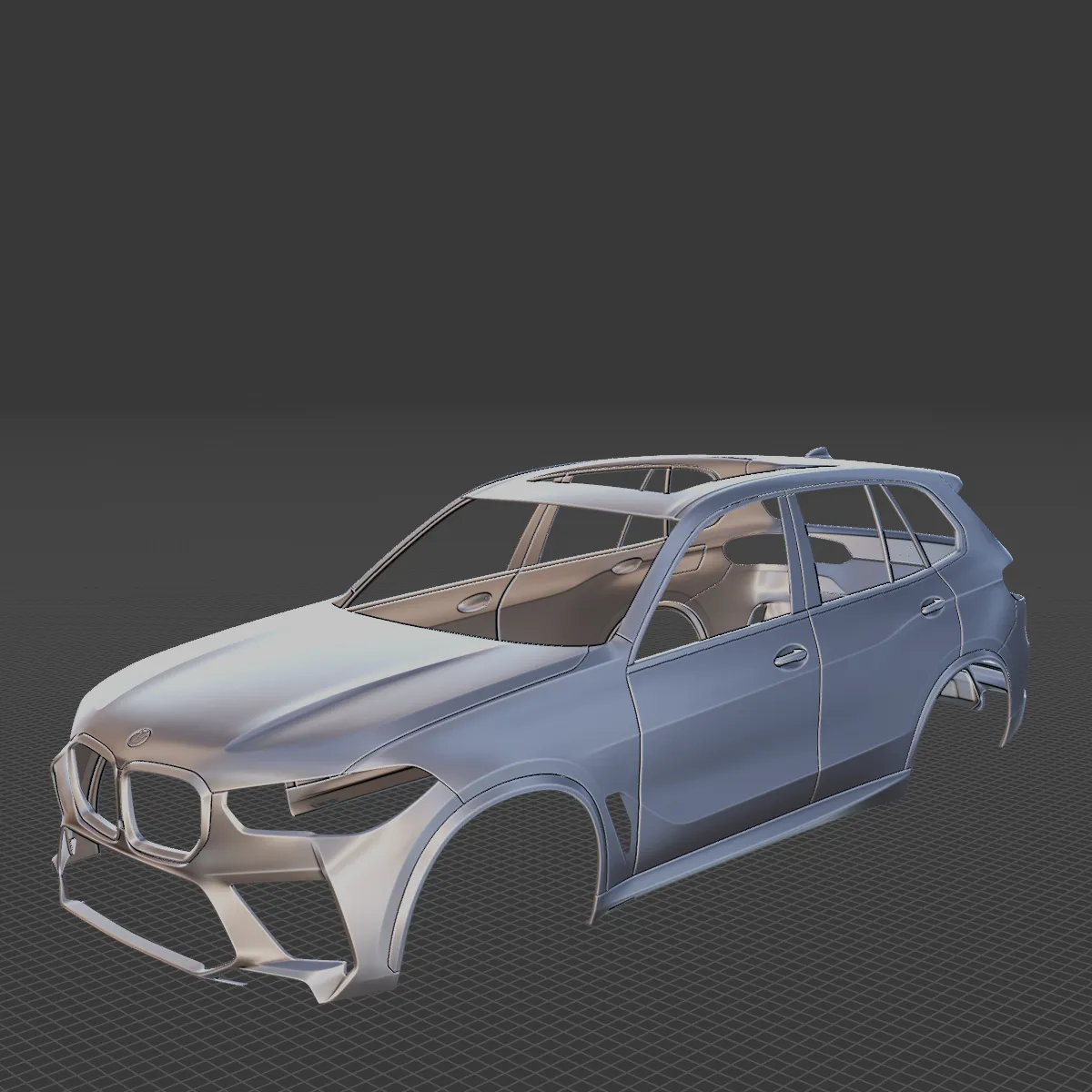 2020 X5M Competition Body STL for 3D Print 3D Print Model .c4d .max .obj .3ds .fbx .stl .blend 