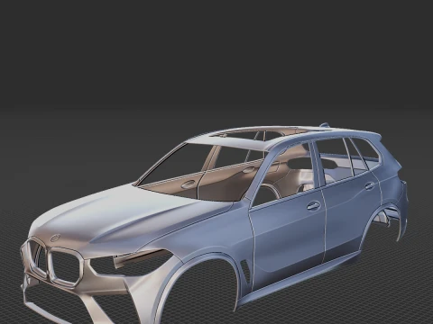 2020 X5M Competition Body STL for 3D Print 3D Print Model