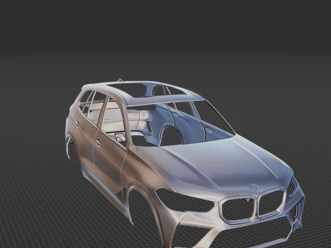 2020 X5M Competition Body STL for 3D Print 3D Print Model