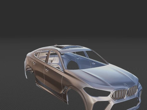 2020 X6M Competition Body STL for 3D Print 3D Print Model