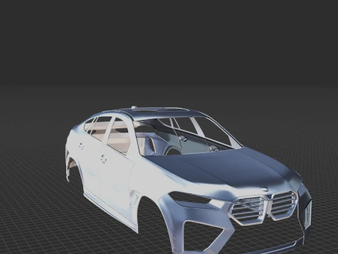 2023 X6M Competition Body STL for 3D Print 3D Print Model