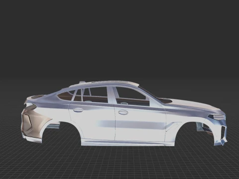 2023 X6M Competition Body STL for 3D Print 3D Print Model