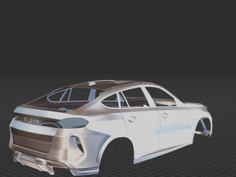 2023 X6M Competition Body STL for 3D Print 3D Print Model
