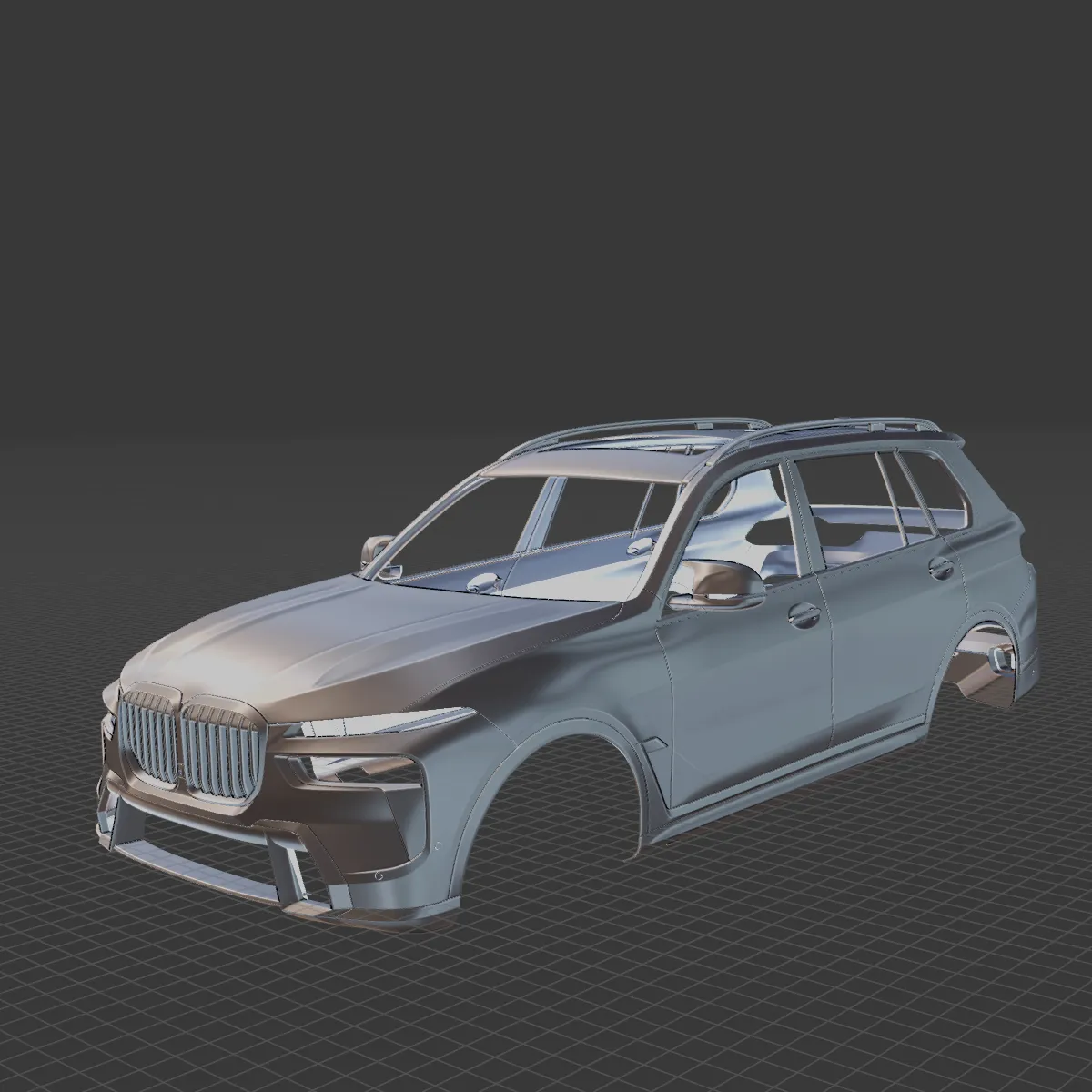 2023 X7 M60i Body STL for 3D Print 3D Print Model .c4d .max .obj .3ds .fbx .stl .blend