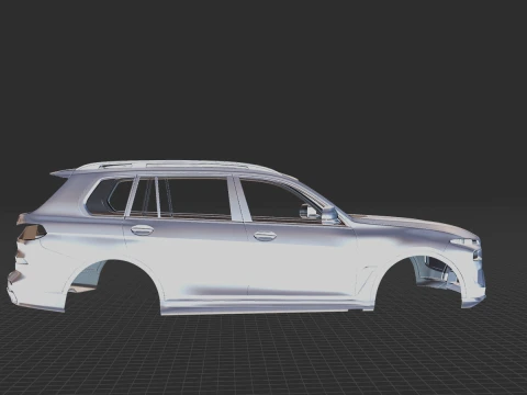 2023 X7 M60i Body STL for 3D Print 3D Print Model