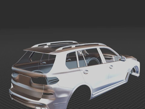 2023 X7 M60i Body STL for 3D Print 3D Print Model