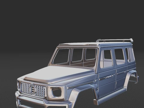Brabus G900 Rocket Body STL for 3D Print 3D Print Model