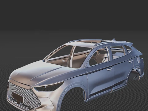 BYD Song Plus DM i Body STL for 3D Print 3D Print Model