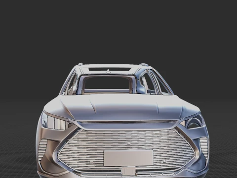 BYD Song Plus DM i Body STL for 3D Print 3D Print Model