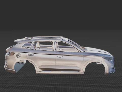 BYD Song Plus DM i Body STL for 3D Print 3D Print Model