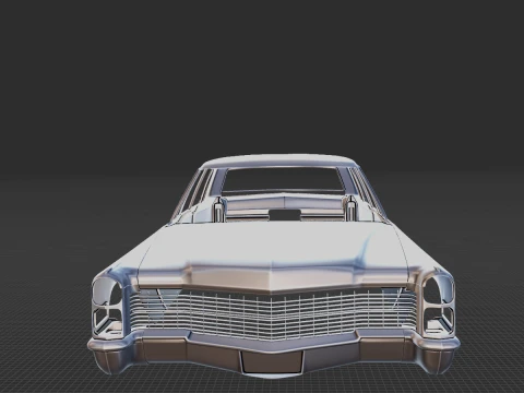 1966 Cadillac Fleetwood Sixty Special Brougham Body STL for 3D Print 3D Print Model