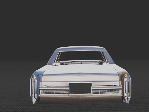1966 Cadillac Fleetwood Sixty Special Brougham Body STL for 3D Print 3D Print Model