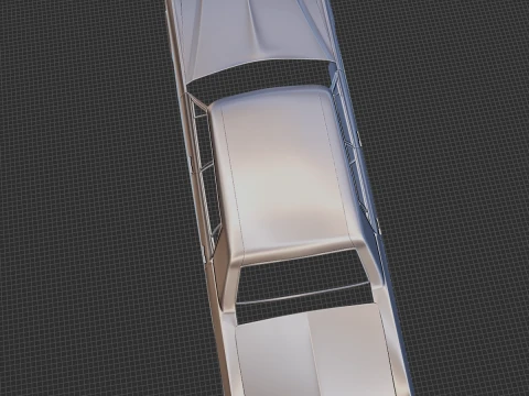 1966 Cadillac Fleetwood Sixty Special Brougham Body STL for 3D Print 3D Print Model