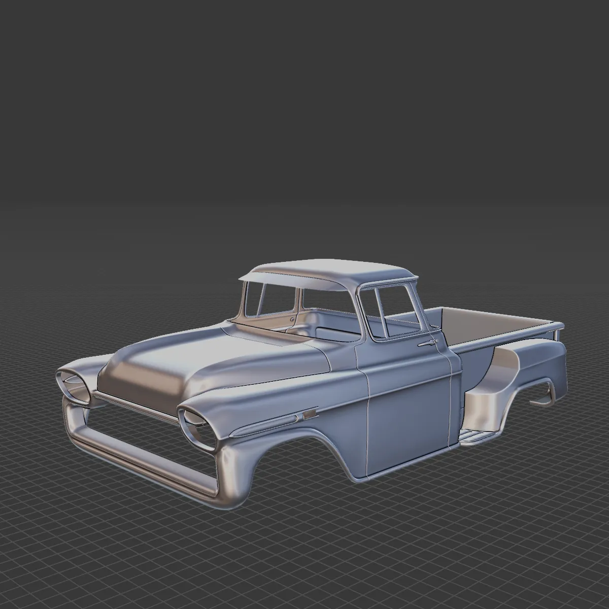 1959 Chevrolet Apache Body STL for 3D Print 3D Print Model .c4d .max .obj .3ds .fbx .stl .blend 