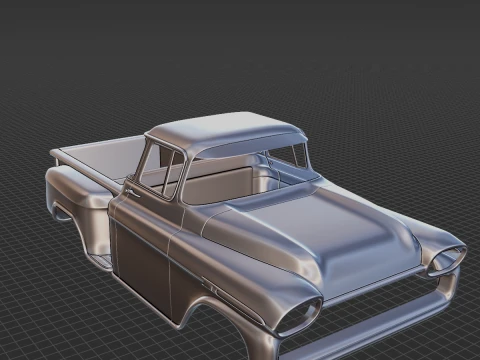 1959 Chevrolet Apache Body STL for 3D Print 3D Print Model