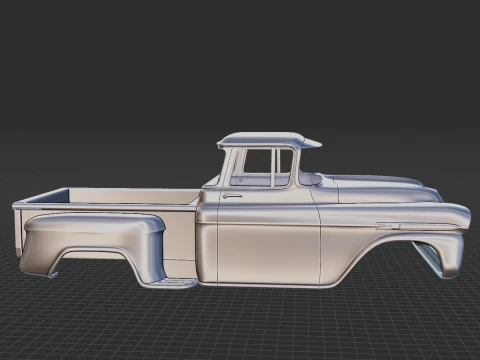 1959 Chevrolet Apache Body STL for 3D Print 3D Print Model