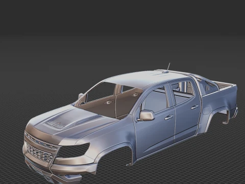 Chevrolet Colorado Body STL for 3D Print 3D Print Model