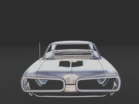 1970 Dodge Super Bee Body STL for 3D Print 3D Print Model