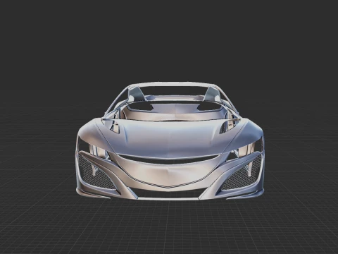 2017 Honda NSX Body STL for 3D Print 3D Print Model