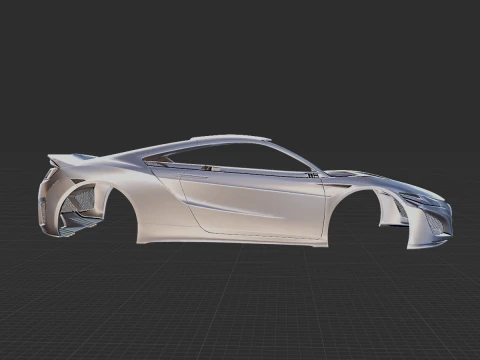 2017 Honda NSX Body STL for 3D Print 3D Print Model