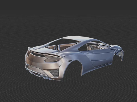 2017 Honda NSX Body STL for 3D Print 3D Print Model