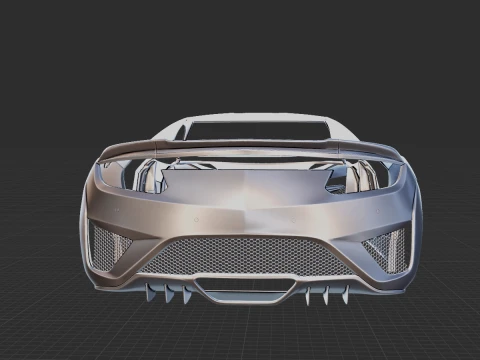 2017 Honda NSX Body STL for 3D Print 3D Print Model