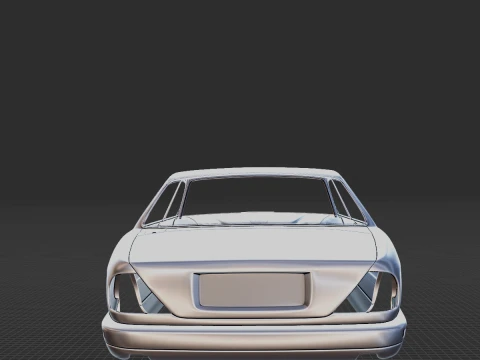 1995 Jaguar XJ12 Body Shell STL 3D Print Model