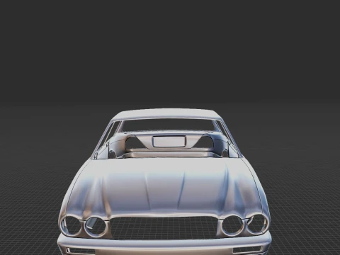 1995 Jaguar XJ12 Body Shell STL 3D Print Model