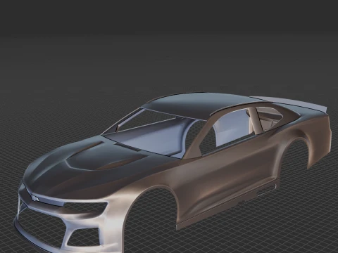 2018 NASCAR Camaro Karosserie STL 3D Druckmodell