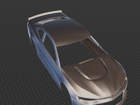 2018 NASCAR Camaro Body STL 3D Print Model