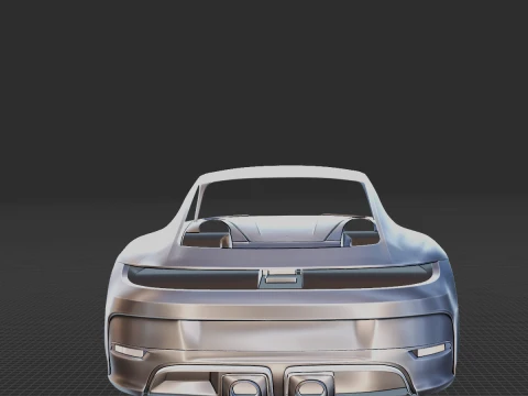 2025 Porsche 911 Carrera GTS Body STL 3D Print Model