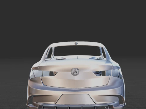 2019 Acura ILX Body STL 3D Print Model