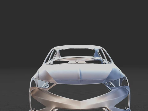 2019 Acura ILX Body STL 3D Print Model