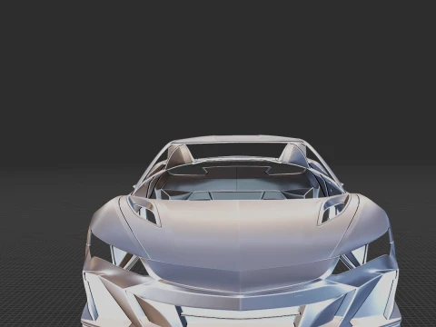 2022 Acura NSX Type S Body STL 3D Print Model