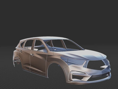 2019 Acura RDX Body STL 3D Print Model