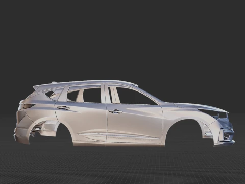 2019 Acura RDX Body STL 3D Print Model