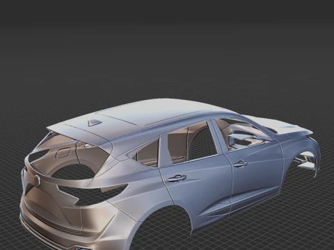 2019 Acura RDX Body STL 3D Print Model