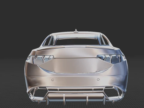 Alfa Romeo Giulia Body STL 3D Print Model