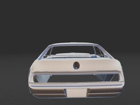 1973 AMC AMX SST Body STL 3D Print Model